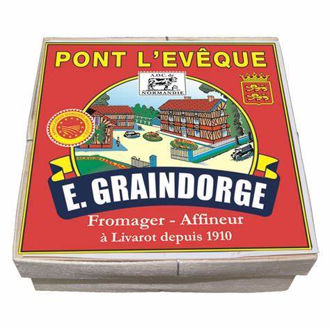 Queso Pont-L'Evêque, E. Graindorge,  7.7 oz/220g
